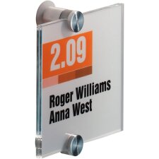 DURABLE Türschild CRYSTAL SIGN (B)210 x (H)210 mm