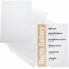 DURABLE Folien CRYSTAL SIGN refill DIN A4...