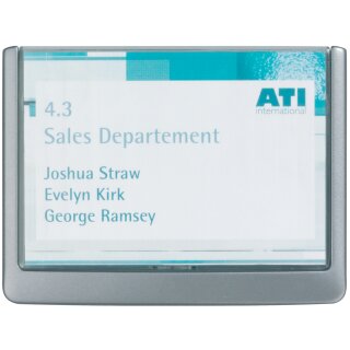 DURABLE Türschild CLICK SIGN (B)149 x (H)105,5 mm graphit