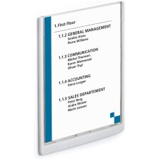 DURABLE Türschild CLICK SIGN DIN A4 weiß