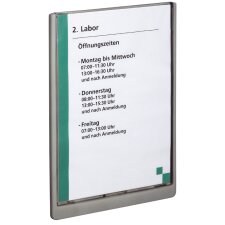 DURABLE Türschild CLICK SIGN DIN A4 graphit