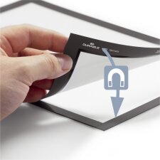 DURABLE Magnetrahmen DURAFRAME DIN A4 schwarz 2 Stück