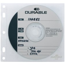 DURABLE CD /DVD Hülle COVER FILE PP transparent 10...