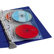 DURABLE CD /DVD Hülle COVER LIGHT S für 4 CDs...