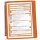 DURABLE Display System VARIO wall 5 Komplett Set orange