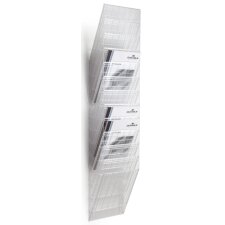 DURABLE Wand Prospekthalter Set "FLEXIBOXX 12" A4 schwarz