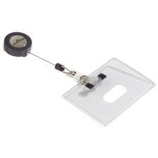 DURABLE Namensschild aus flexiblem PVC 85 x 54 mm...