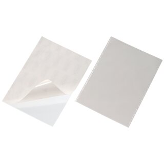 DURABLE Selbstklebetaschen POCKETFIX DIN A4 transparent 25 Stück
