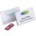 DURABLE Namensschilder mit Magnet 75 x 40 mm transparent 25 Schilder