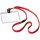 DURABLE Namensschild mit Textilband 90 x 60 mm rot 10 Schilder