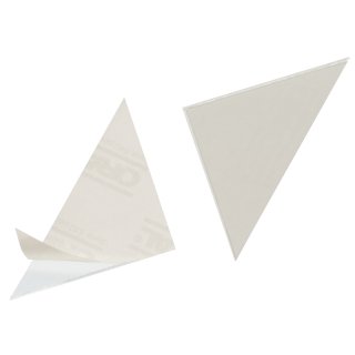 DURABLE Dreieck Selbstklebetaschen CORNERFIX 100 x 100 mm 100 Stück