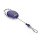 DURABLE Ausweishalter mit Jojo oval dunkelblau