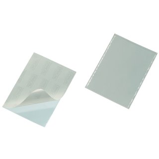 DURABLE Selbstklebetaschen POCKETFIX (B)90 x (H)57 mm transparent 100 Stück