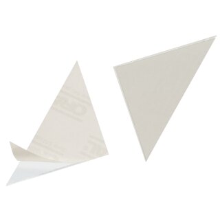 DURABLE Dreieck Selbstklebetaschen CORNERFIX 125 x 125 mm 100 Stück