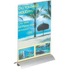 DURABLE Tischaufsteller PRESENTER DIN A4 transparent