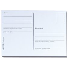 Herlitz Postkarten DIN A6 170 g/qm weiß 20 Karten