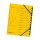 Herlitz Ordnungsmappe easyorga A4 Karton 12 Fächer gelb