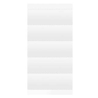 Herlitz Blanko Beschriftungsschilder (B)60 x (H)21 mm weiß
