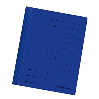 Herlitz Schnellhefter easyorga DIN A4 Manilakarton blau