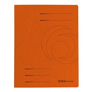 Herlitz Schnellhefter easyorga A4 Karton orange