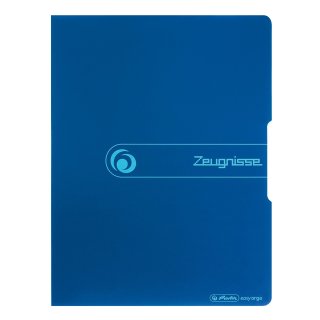 Herlitz Sichtbuch easy orga to go "Zeugnisse" dunkelblau