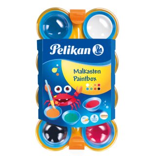 Pelikan Kinder Malkasten 8 Farben wasserlöslich