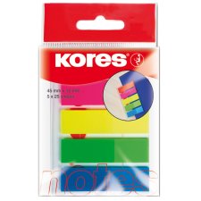 Kores Pagemarker Folie 12 x 45 mm Neonfarben 25...