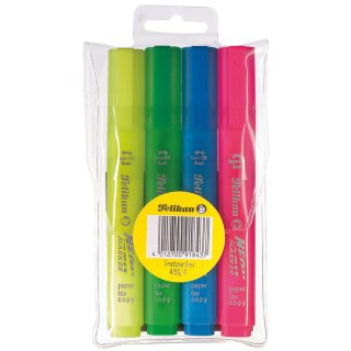 Pelikan Textmarker 438 Neon 4er Etui