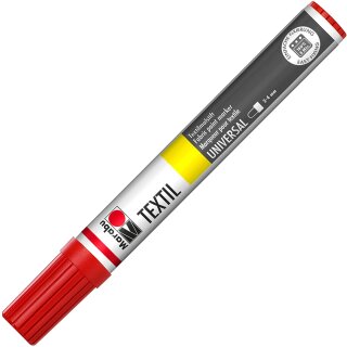 Marabu Textilmarker "Textil Painter" Strichstärke: 2-4 mm kirschrot