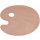 Marabu Farbmisch Palette aus Holz oval braun