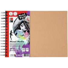 Marabu Spiralbuch "Mixed Media" DIN A4 300 g/qm...