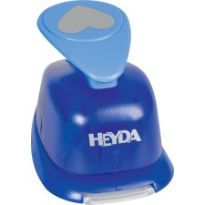 HEYDA Motiv Locher Herz groß Farbe: blau