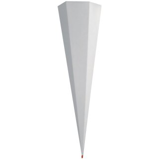 ROTH Schultüten Rohling 6 eckig 850 mm grau