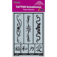 KREUL Tattoo Schablone Hobby Line "Bänder 2"
