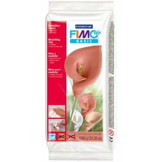 FIMO air BASIC Modelliermasse lufthärtend terrakotta tonähnlich 1.000 g