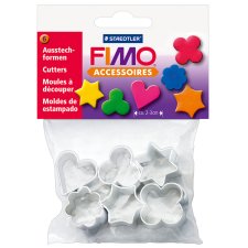 FIMO Ausstechformen für Modelliermasse aus Metall 6...