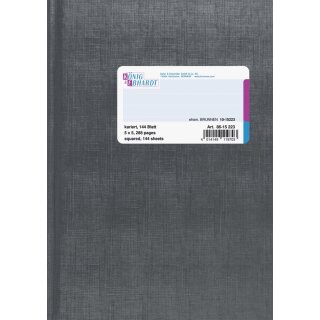 KÖNIG & EBHARDT Geschäftsbuch DIN A5 kariert 144 Blatt