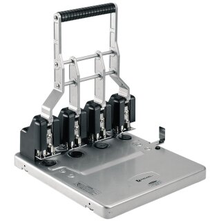 Rexel Vierfachlocher HD4150 Stanzleistung: 150 Blatt schwarz / silber