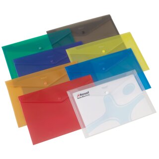 Rexel Dokumententasche Folder DIN A4 türkis transluzent (Preis pro Stück)