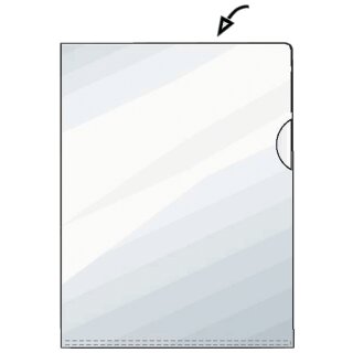 HETZEL Sichthülle Standard A5 PP genarbt 0,11 mm 50 Hüllen