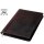 Alassio Schreibmappe "MONACO" DIN A4 Leder dunkelbraun
