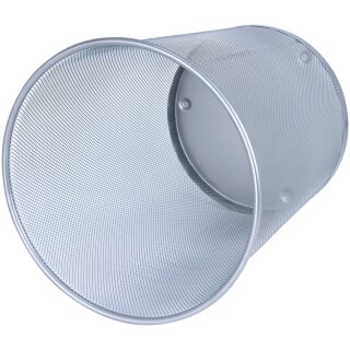 WEDO Papierkorb Office aus Drahtmetall 18 Liter silber