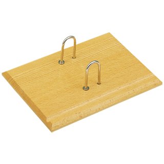 JPC Sockel für Kalendarien aus Holz Bügel aus Metall