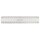 Wonday Flachlineal 200 mm aus Plastik mit Griff transparent