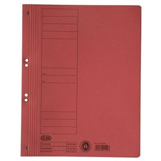 ELBA Ösenhefter aus Karton rot voller Vorderdeckel 50 Ösenhefter (Preis pro Hefter)