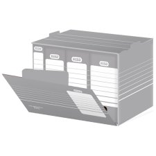 ELBA Archiv Container tric A4 grau/weiß stabile...