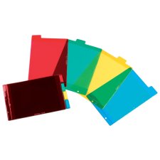 ELBA Kunststoff Register blanko farbig PVC A5 quer