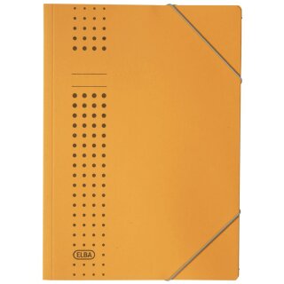 ELBA chic Eckspanner aus Karton A4 gelb