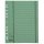 ELBA Trennblätter mit Perforation DIN A4 Überbreite grün 100 Blatt