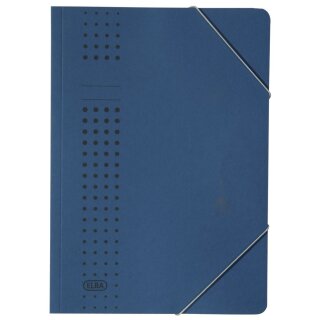 ELBA chic Eckspanner aus Karton A4 dunkelblau